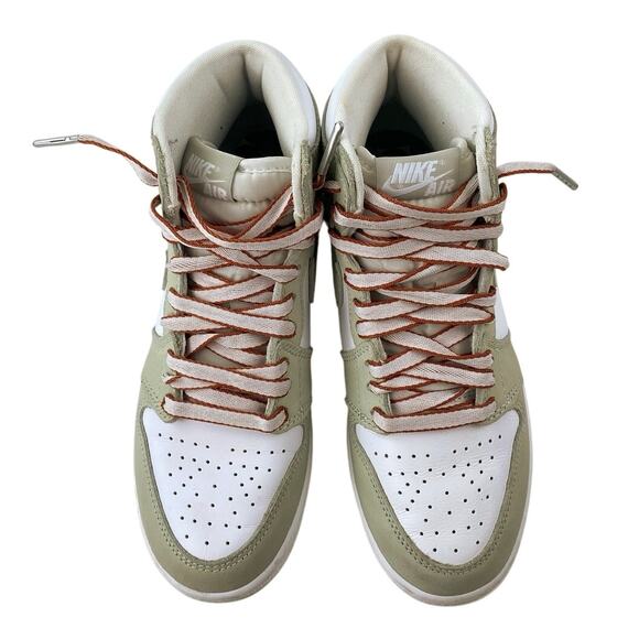 Nike Air Jordan 1 OG Seafoam Women's White Green Lace Up High Sneakers Shoes 7.5 - Picture 2 of 10